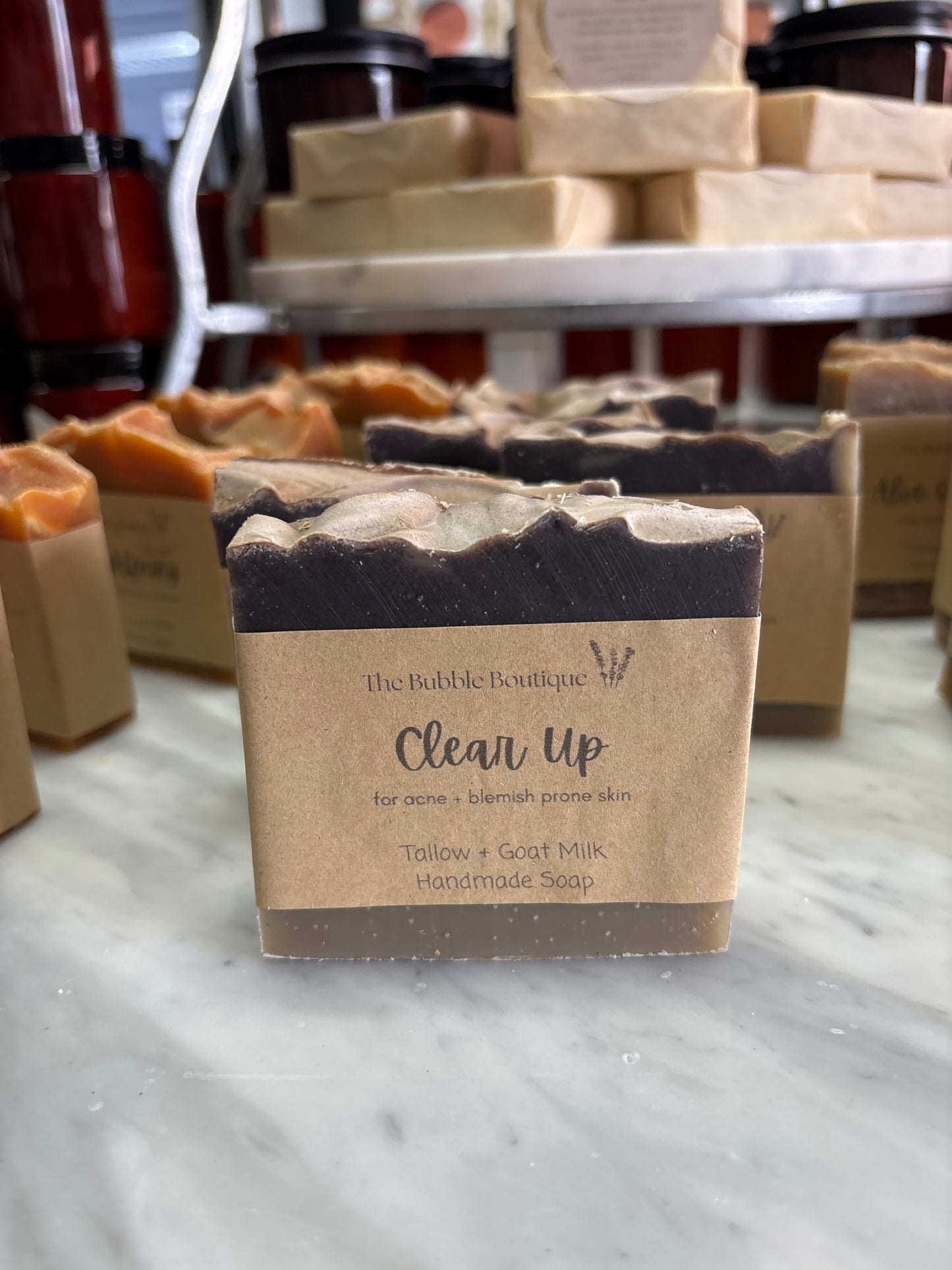 Clear Up Tallow Goat Milk Soap