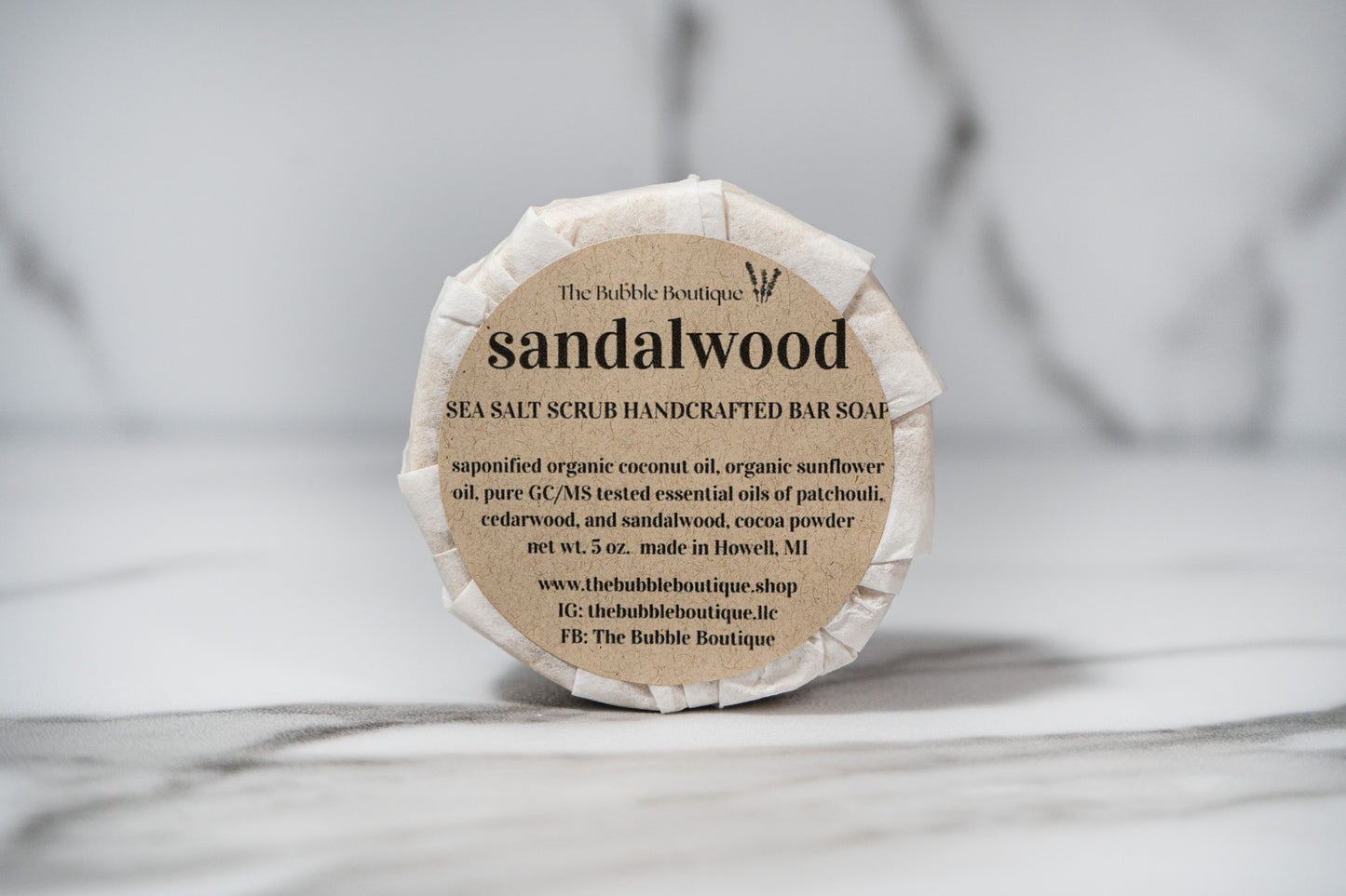 Sea Salt Scrub Bar Soap