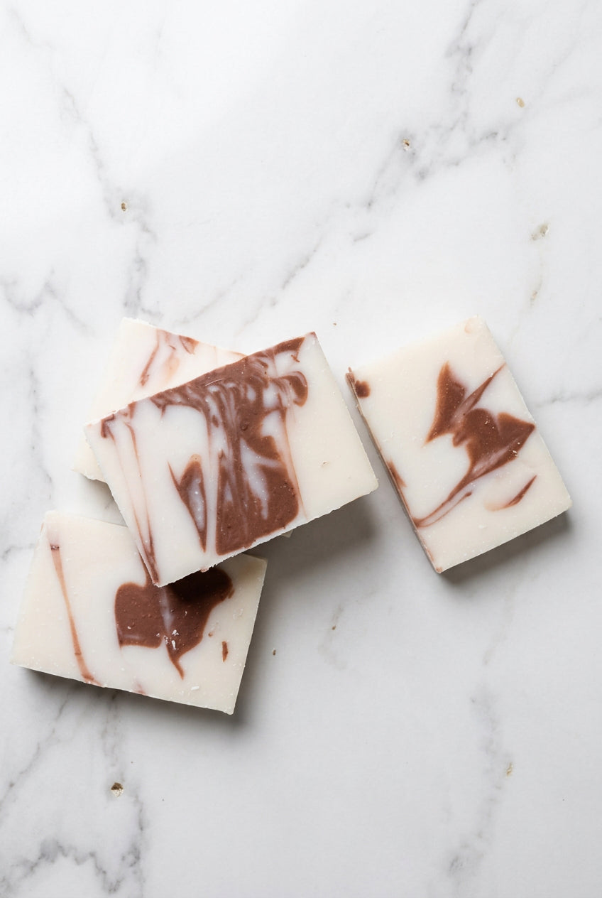 Candy Cane Swirl Handcrafted Bar Soap