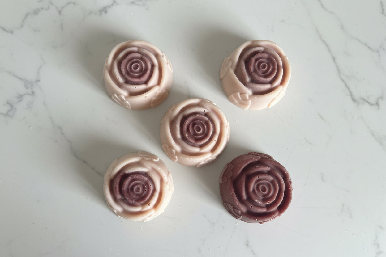 Wild Rose | Tallow Goat Milk Soap (rose shape) *Limited Edition*
