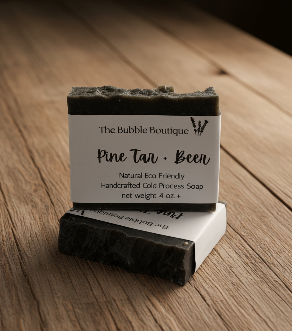 Pine Tar + Beer Tallow Goat Milk Soap