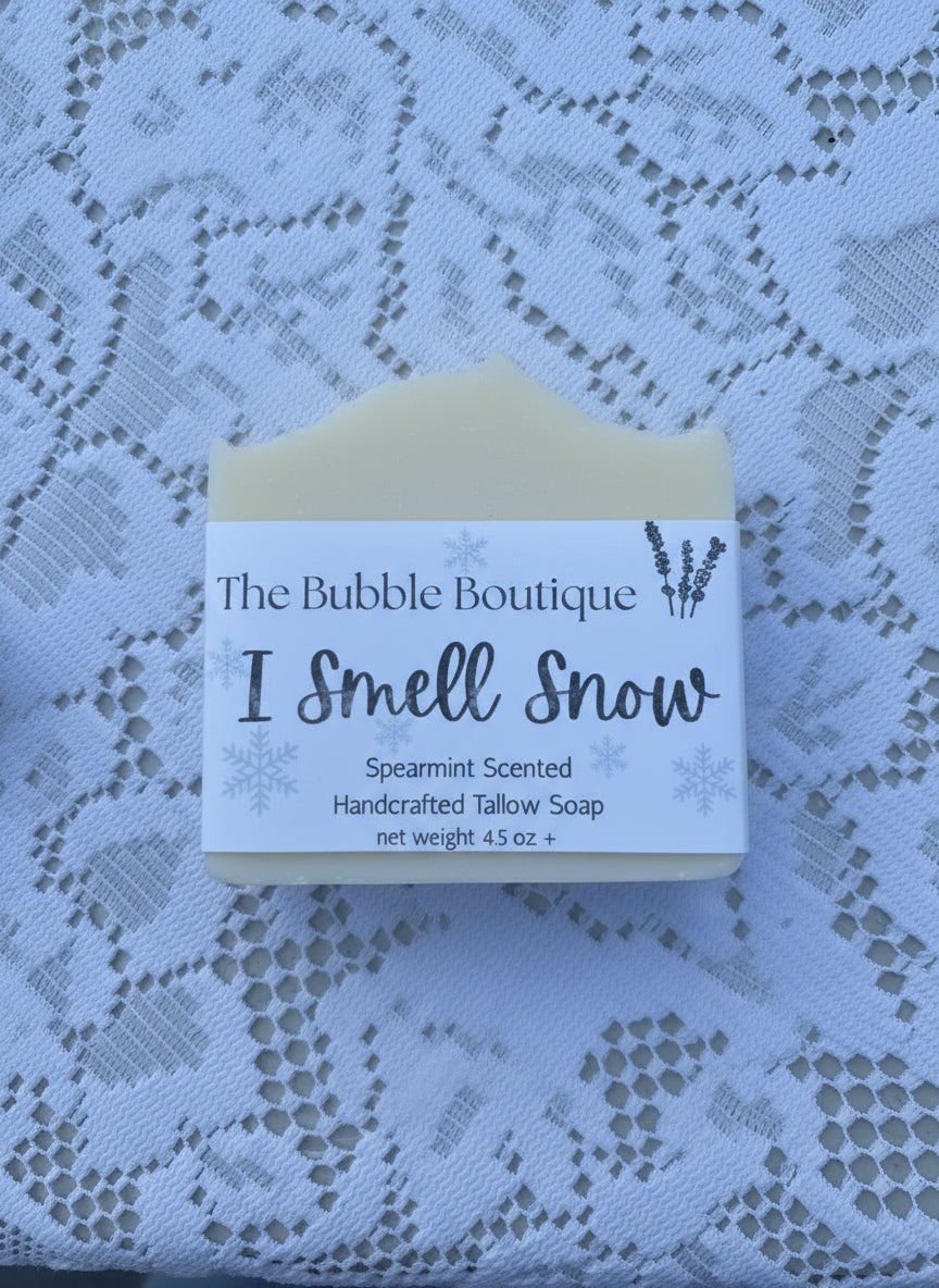 I Smell Snow Tallow Goat Milk Soap