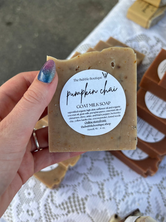 Pumpkin 🎃 Chai Goat Milk Soap