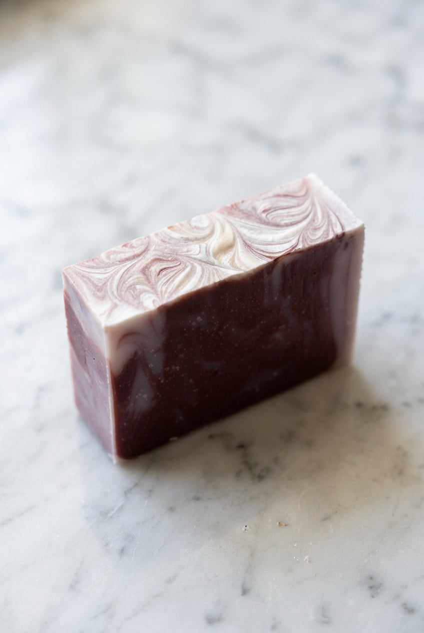 Candy Cane Swirl Handcrafted Bar Soap