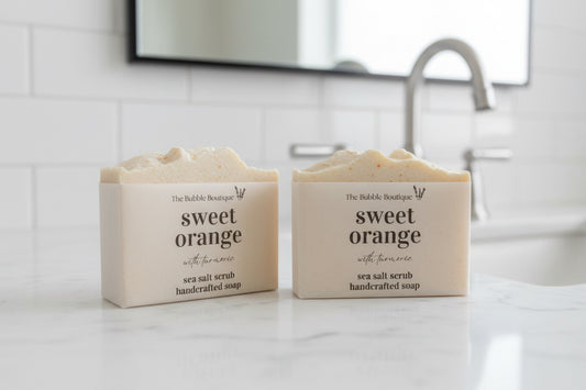 Sweet Orange | Sea Salt Scrub Bar Soap