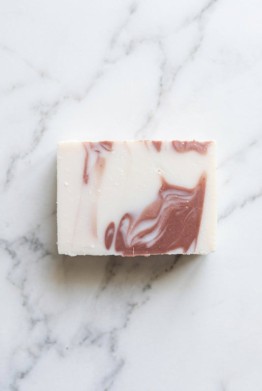 Candy Cane Swirl Handcrafted Bar Soap