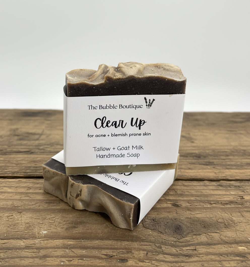 Clear Up Tallow Goat Milk Soap
