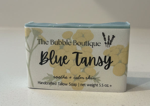 Blue Tansy | Tallow Goat Milk Bar Soap