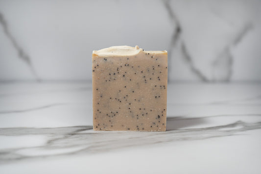 Lemon Vanilla Poppyseed | Mango Butter Bastille Bar Soap