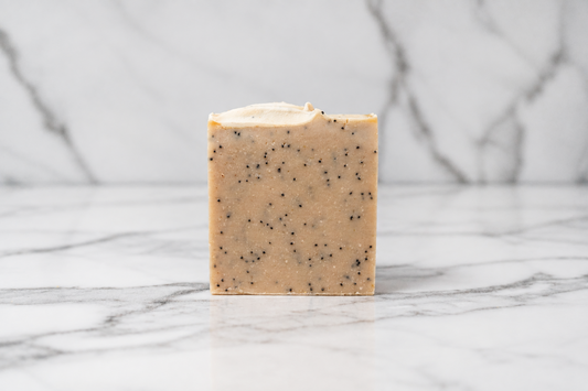 Lemon Vanilla Poppyseed | Mango Butter Bastille Bar Soap
