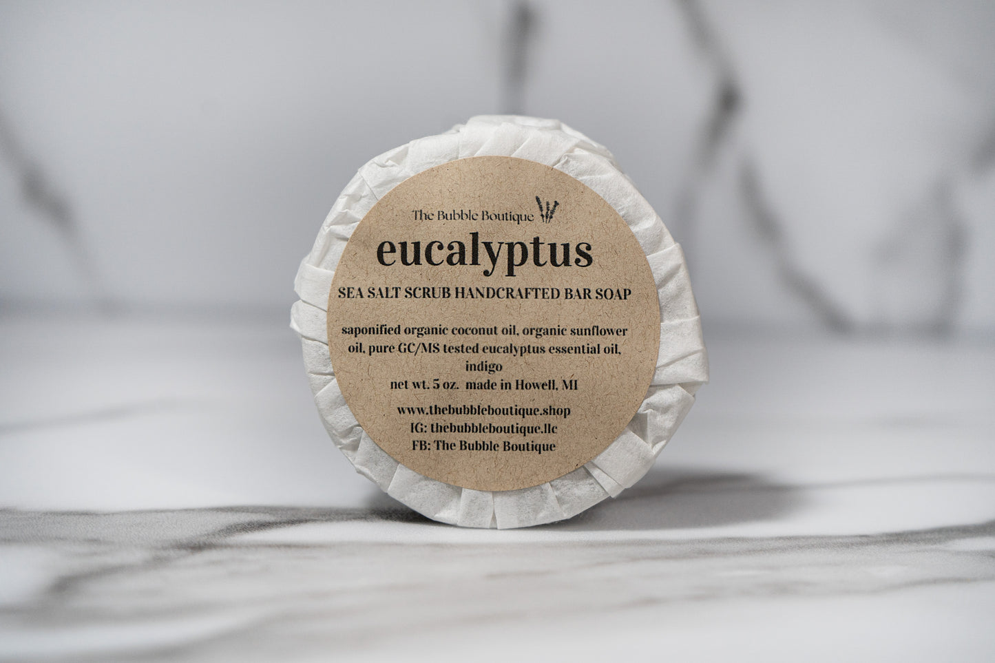 Sea Salt Scrub Bar Soap