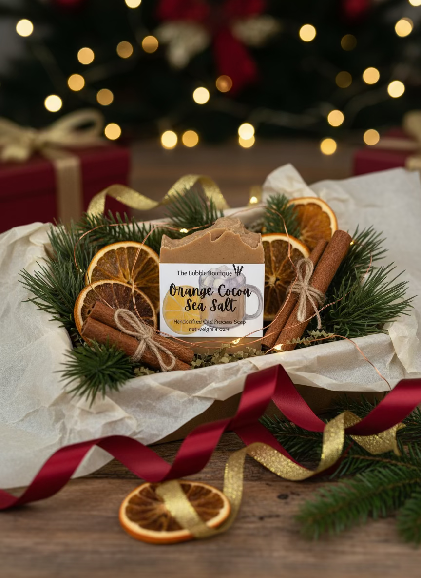 Orange Cocoa Sea Salt Bar Soap
