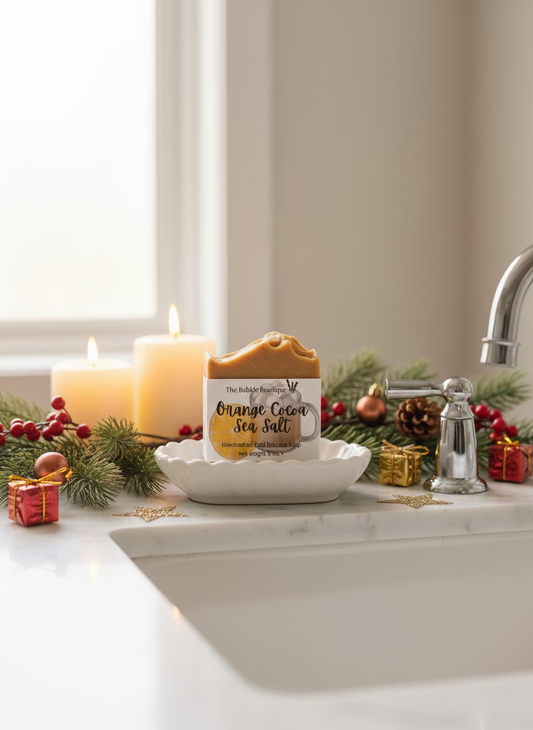 Orange Cocoa Sea Salt Bar Soap